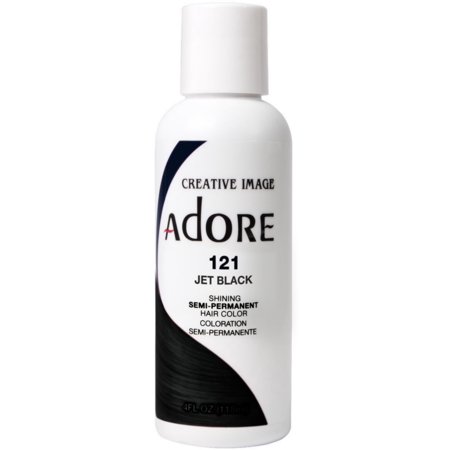 ADORE HAIR COLOR 4OZ Jet Black #121
