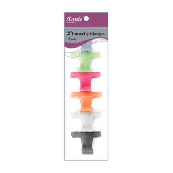 ANNIE #3178 BUTTERFLY CLAMPS 2 6CT