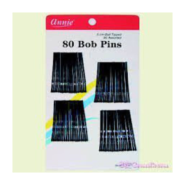 Annie #3337 80 Bob Pins 2 Black
