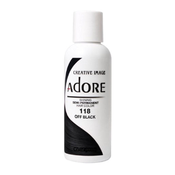 Adore Hair Color 4oz #118 Off Black