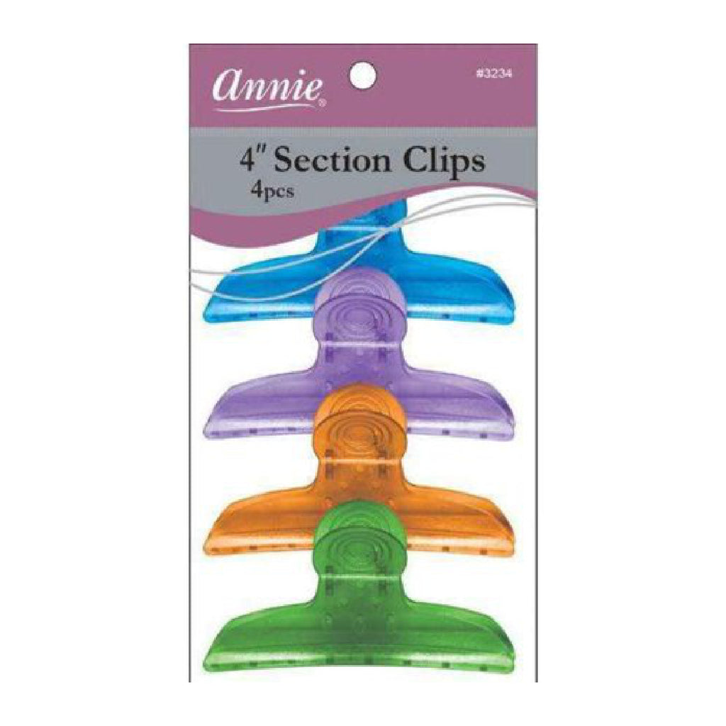 ANNIE #3234 ROUND HANDLE SECTION CLIP 4CT