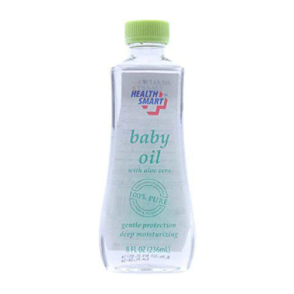 Health Smart Baby Oil Aloe 8oz