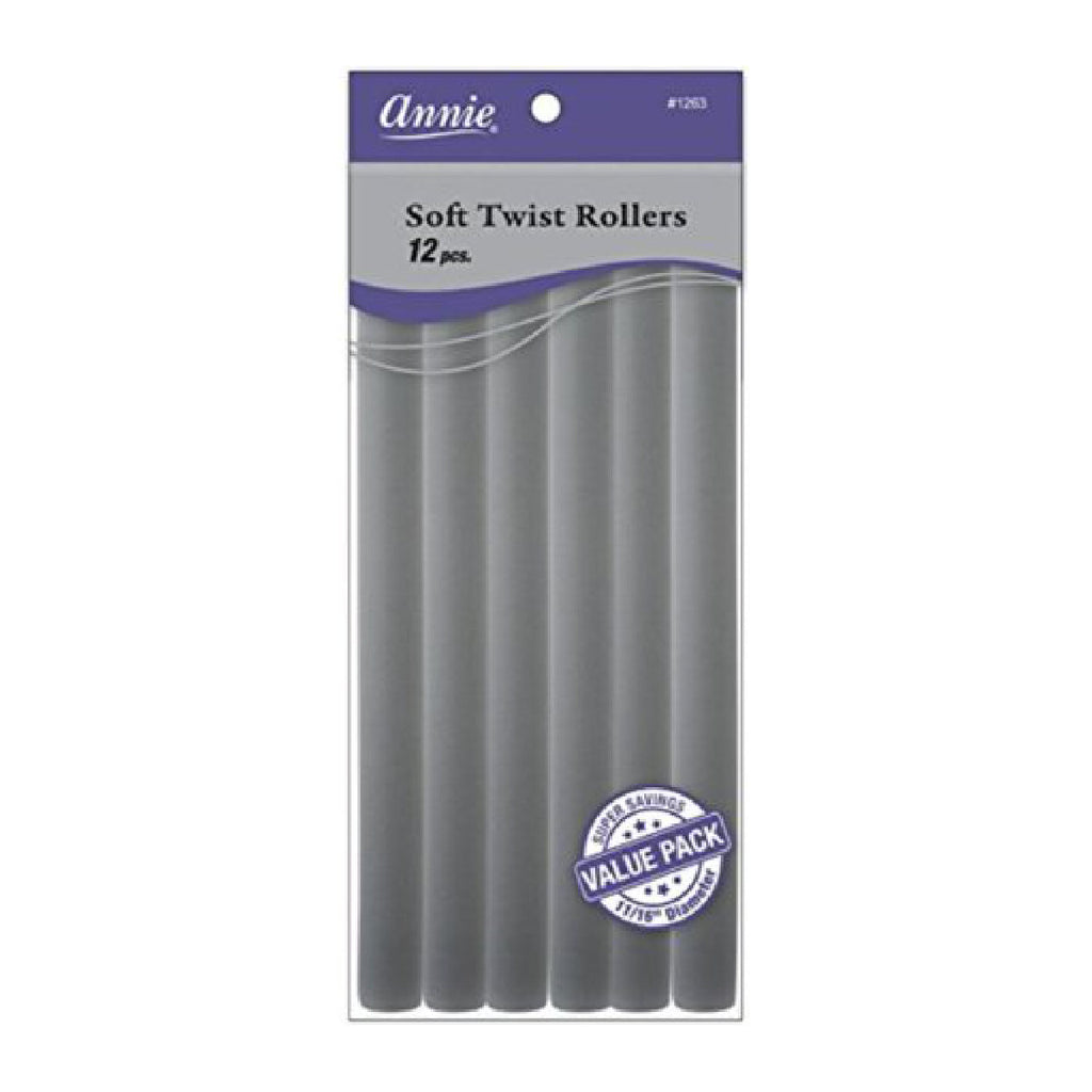 Annie #1263 Soft Twist Roller 10 12ct Gray