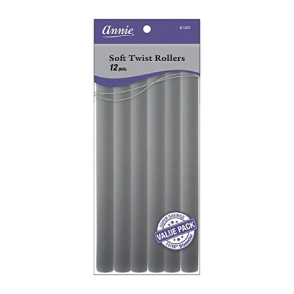 Annie #1263 Soft Twist Roller 10 12ct Gray
