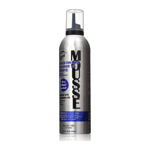 VIGOROL MOUSSE [MAXIMUM SHINE/WAVE] 12 OZ
