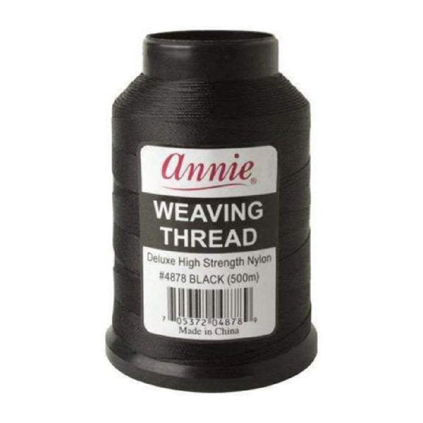 ANNIE #4878 HIGH STR THREAD 500M BLACK