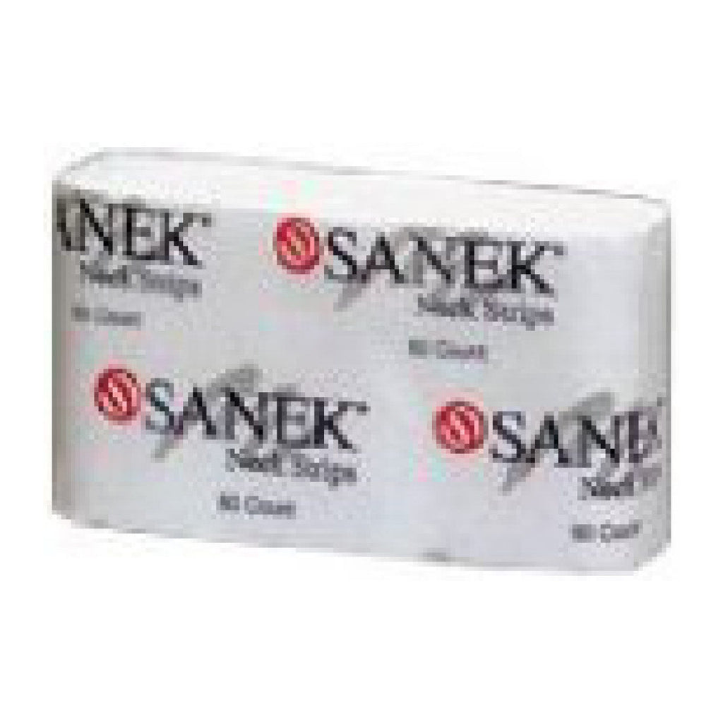 Sanek Neck Strips 60ct White