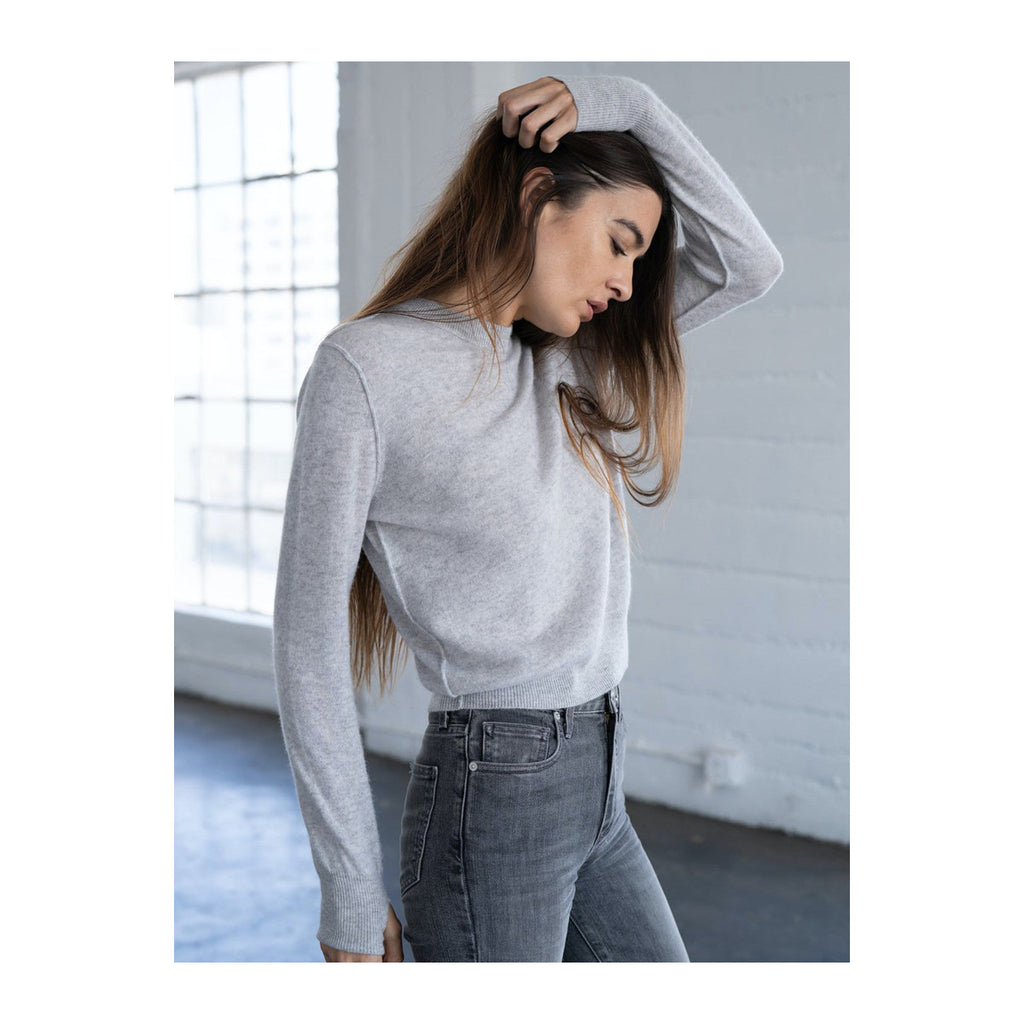 DWT1102+WHITE+L+DODO BASIC R-NECK LONG SLEEVE