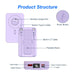 3-in-1 MagSafe Power Bank - 10,000mAh with Built-In Cables and Stand