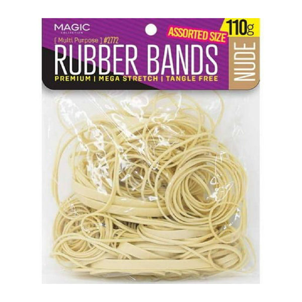MAGIC RUBBER BANDS ASSORTED TAN