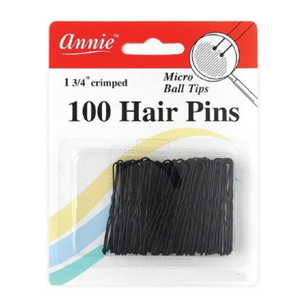 ANNIE #3112 100 HAIR PINS 1 3/4 MICRO BALL TIP