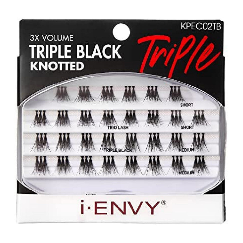 Kiss #KPEC02TB Triple Black Knotted