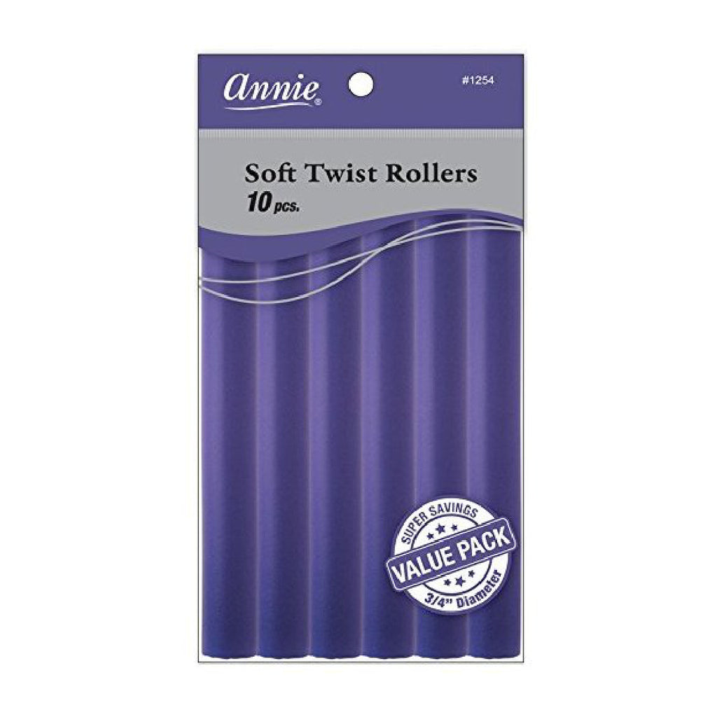 Annie #1254 Soft Twist Roller 7 10ct Purple