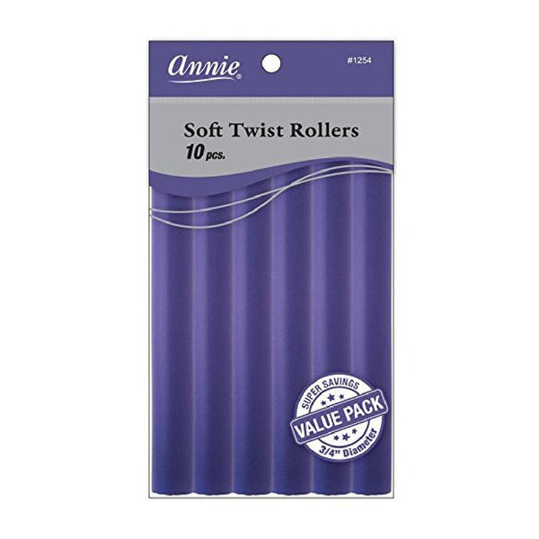 Annie #1254 Soft Twist Roller 7 10ct Purple