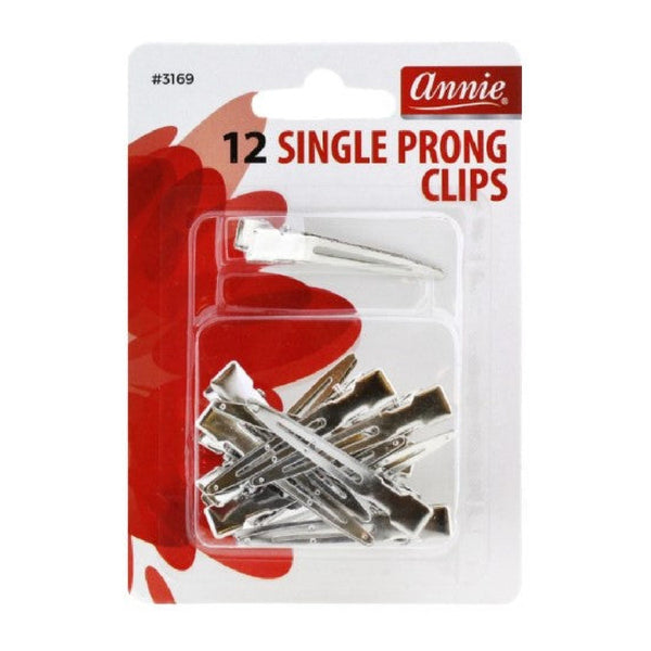 ANNIE #3169 12 SINGLE PRONG CLIPS