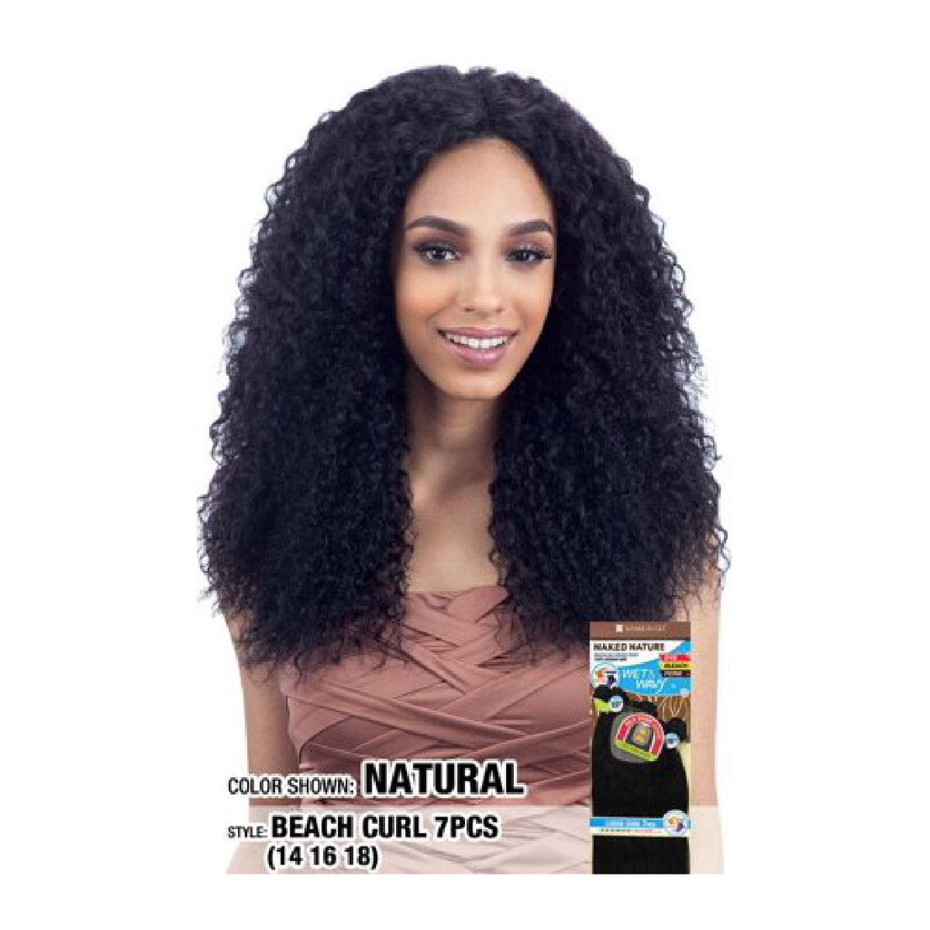 NAKED W/W BEACH CURL 7 PCS