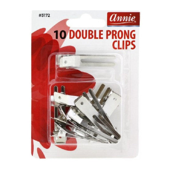 Annie #3172 10 Double Prong Clips