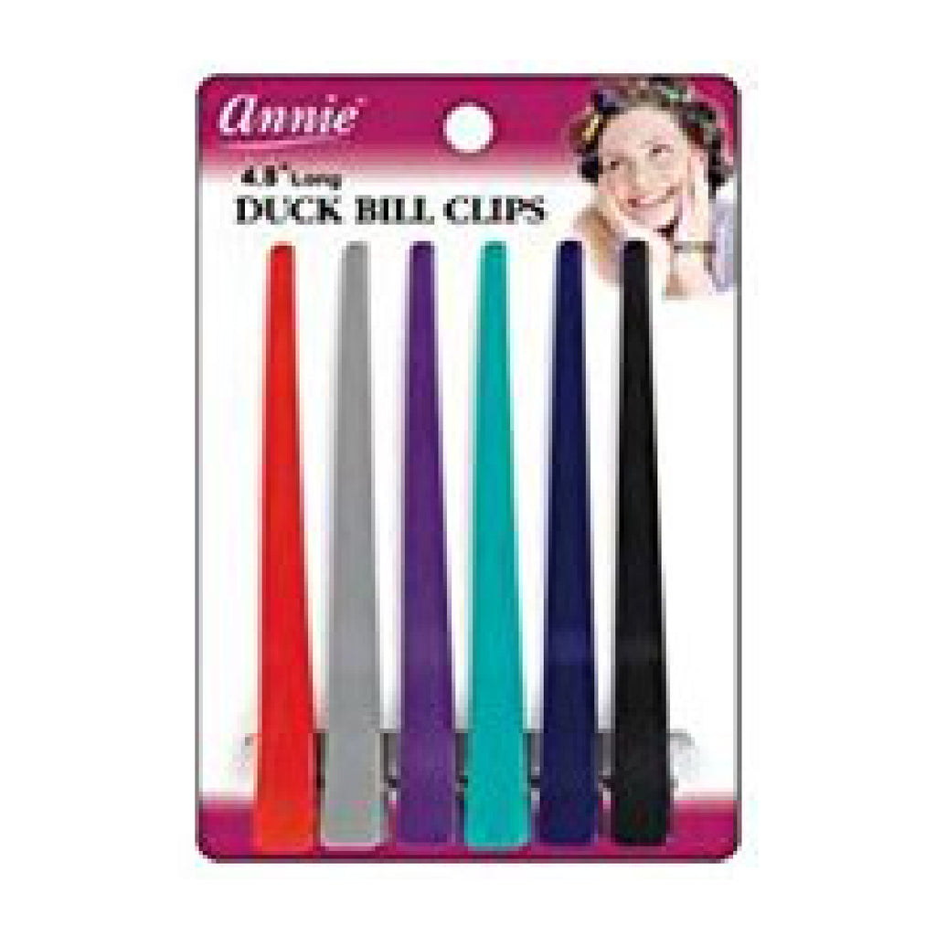 Annie #3186 Plastic Duck Bill Clips 6ct