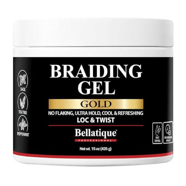 BELLATIQUE GOLD BRAIDING GEL 15 OZ