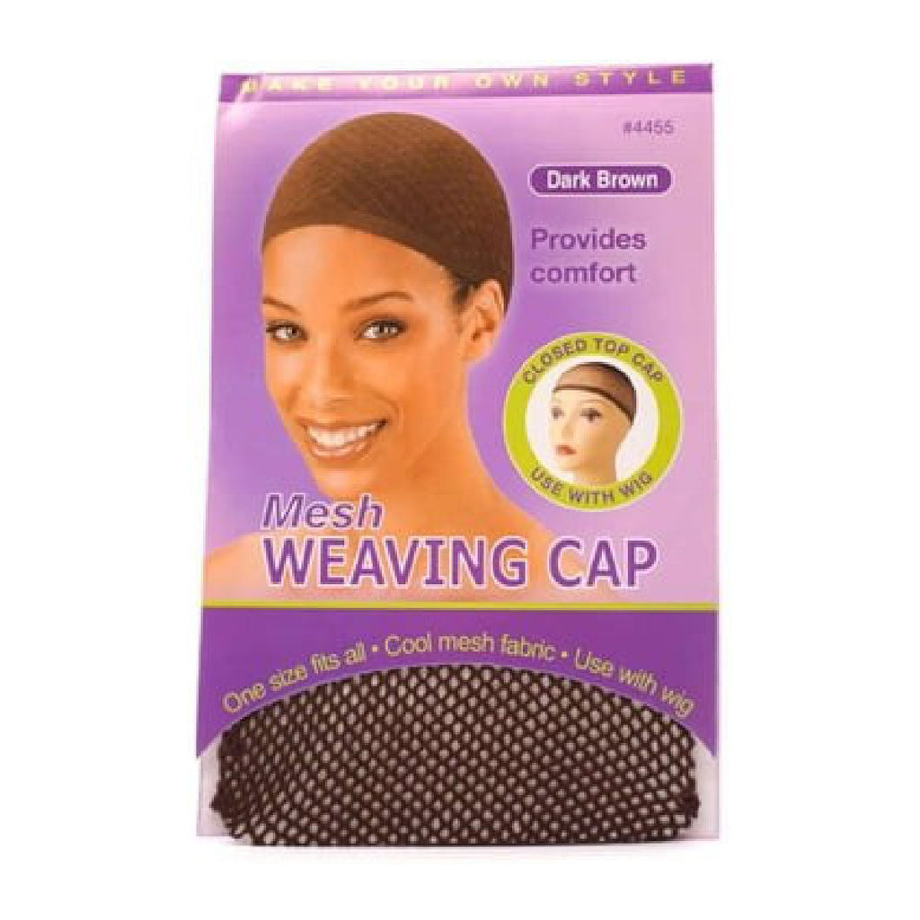 Annie #4455 Mesh Weaving Cap D. Brown