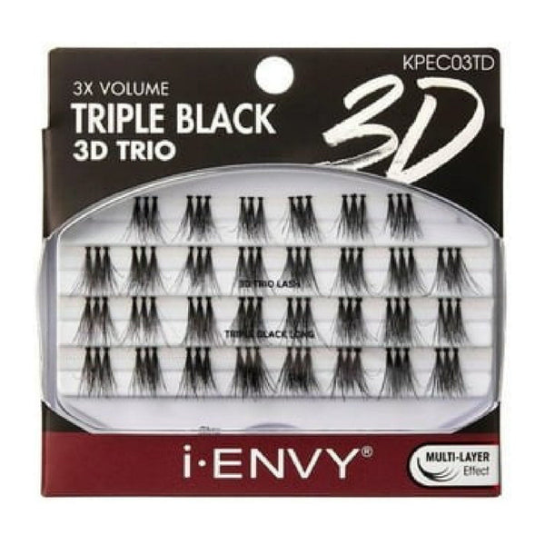 Kiss #KPEC03TD Triple Black 3d Trio