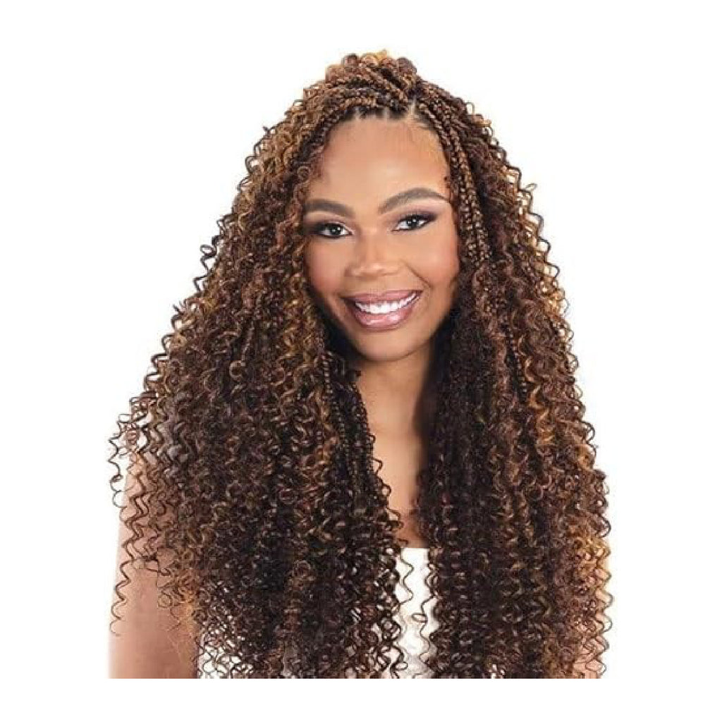 F/T 3x Water Curl Boho Braids