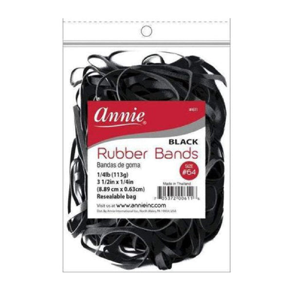 Annie #611 R/BAND 3 1/2 Black