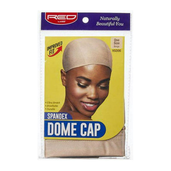 Kiss #HSD06 Spandex Dome Cap Beige
