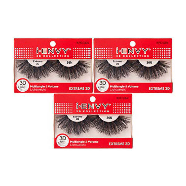 KISS #KPEI36N LASHES EXTREME 3D