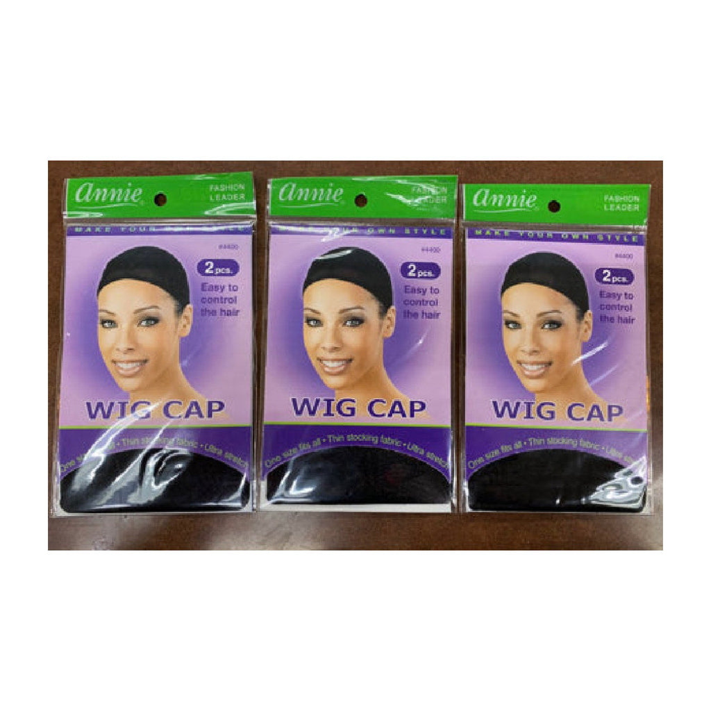 Annie #4400 Wig Cap 2pcs Black