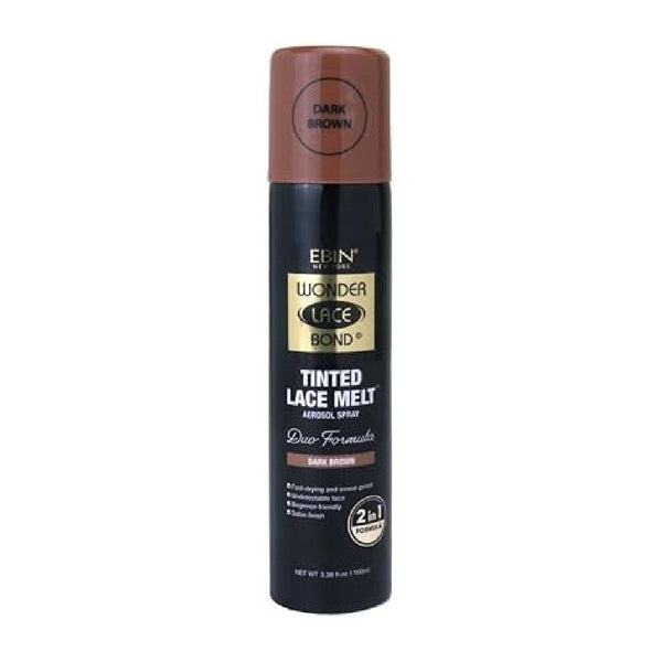 Ebin Tinted Lace Melt Spray 3.38 oz #DARK Brown