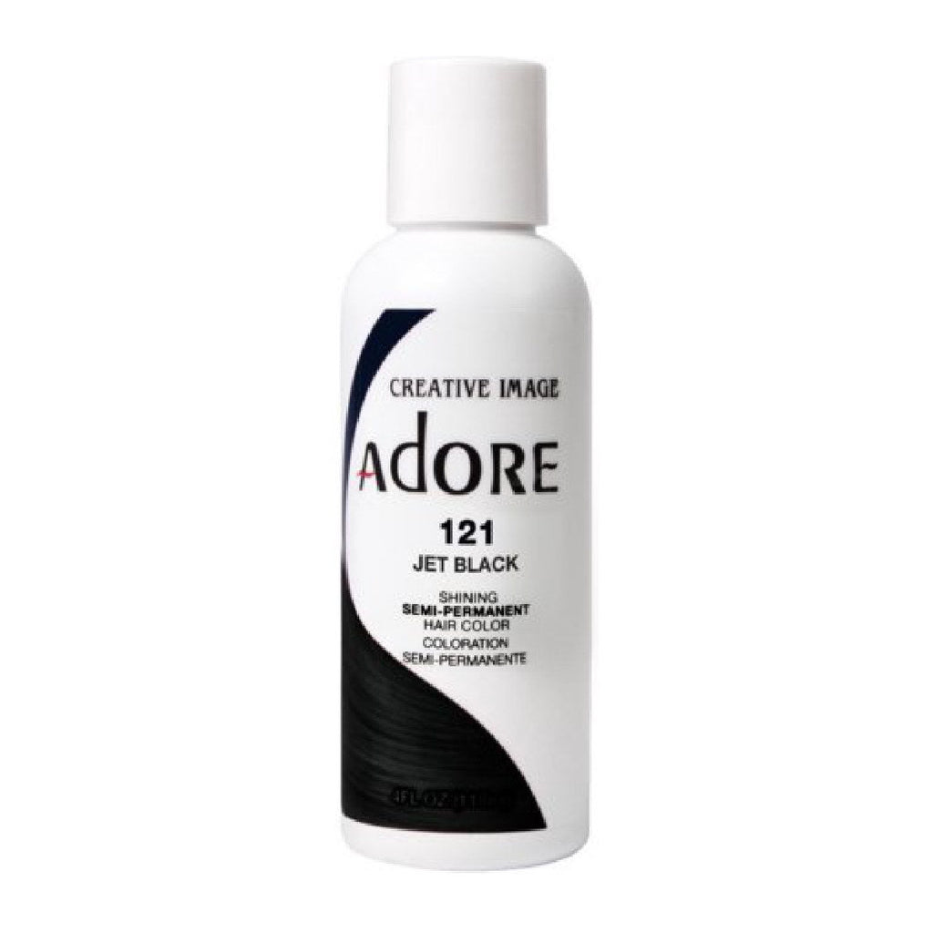 ADORE HAIR COLOR 4OZ Jet Black #121