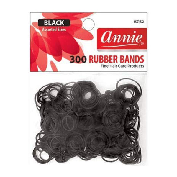 ANNIE #3152 300 R/BANDS BLACK