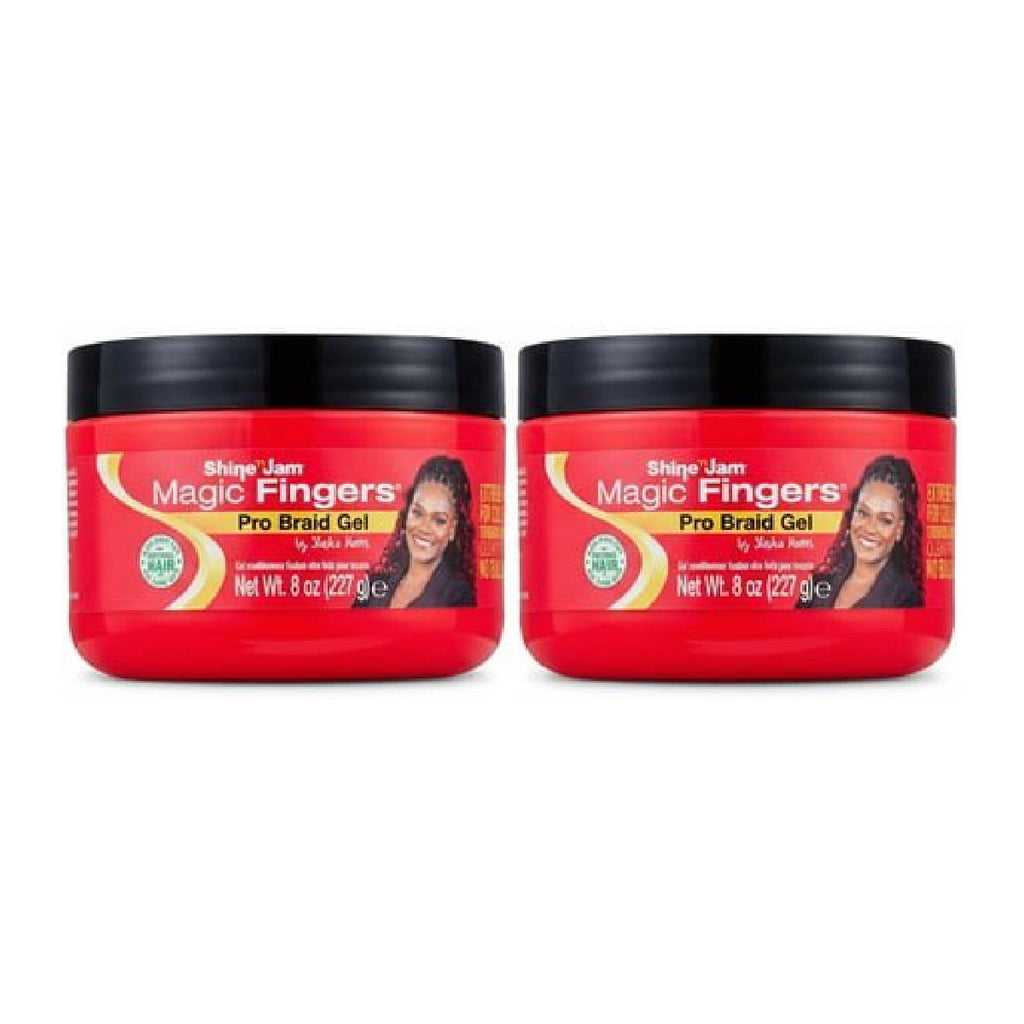 Shine N Jam Magic Finger Pro Braid Gel 8 oz