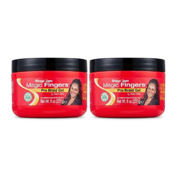 Shine N Jam Magic Finger Pro Braid Gel 8 oz