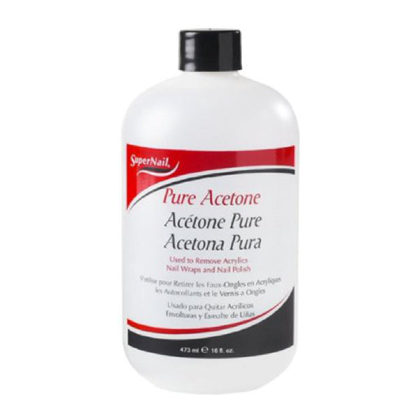 SUPER NAIL POLISH REMOVER PURE ACETONE 16 OZ