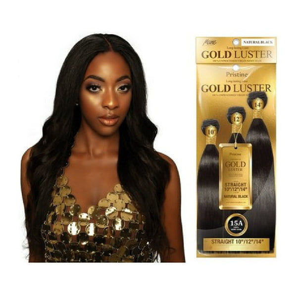 PRISTINE 15A GOLD LUSTER STRAIGHT