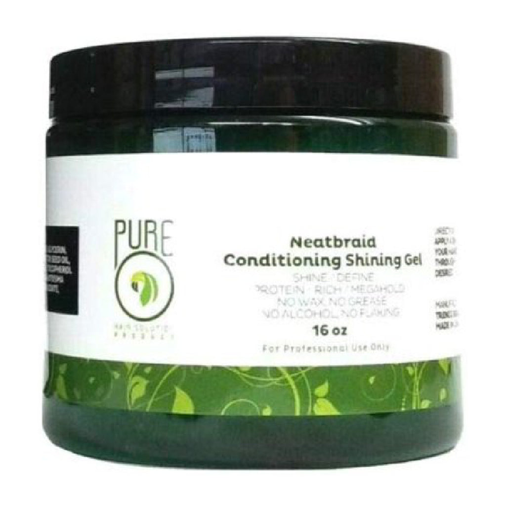 PURE NEATBRAID CONDITIONING SHINING GEL 16 OZ