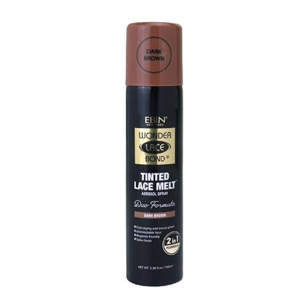 EBIN TINTED LACE MELT SPRAY 3.38 OZ #DARK BROWN