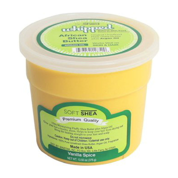 SO SHEA WHIPPED AFRICAN SHEA BUTTER ARGAN OIL 12.75 OZ