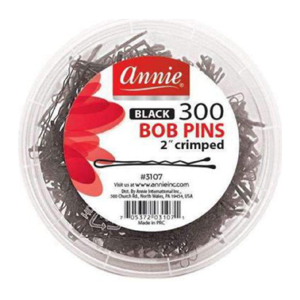 Annie #3107 300 Bob Pins 2 Black