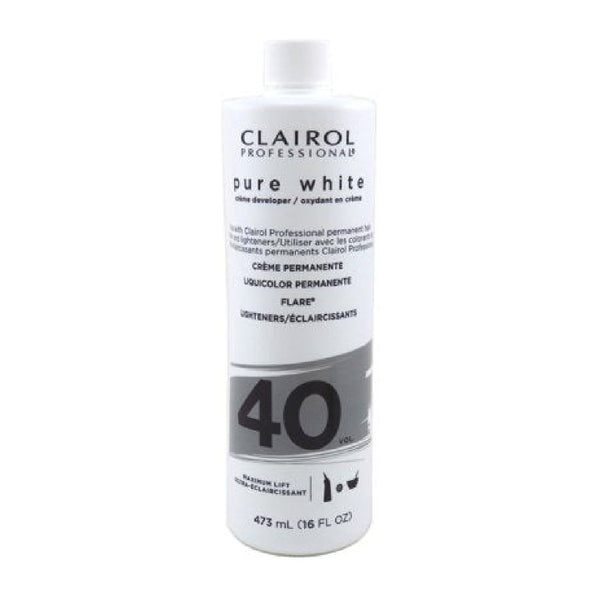 CLAIROL PURE WHITE [40 VOL] 16 OZ