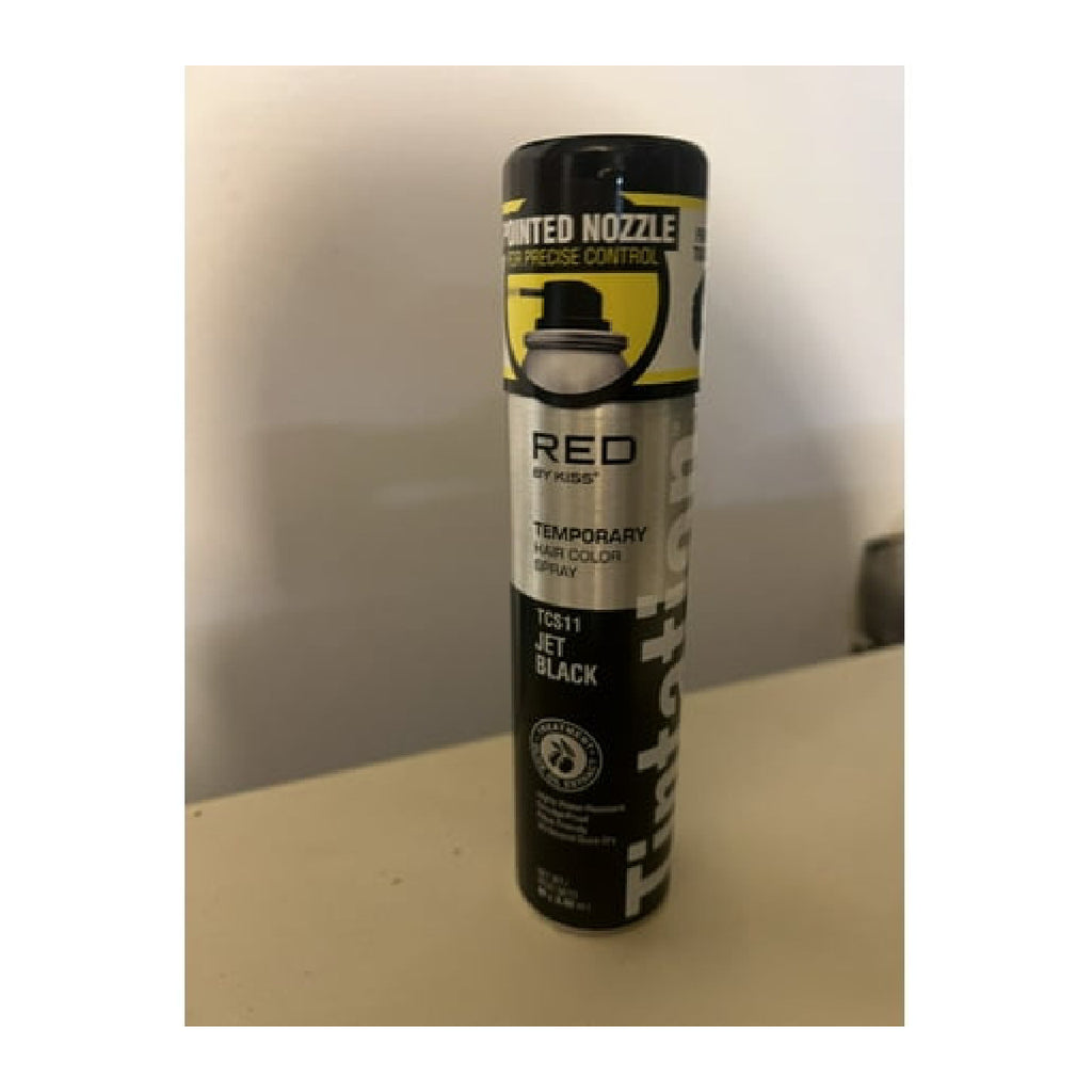 KISS #TCS11 TINTATION COLOR SPRAY JET BLACK 2.82OZ