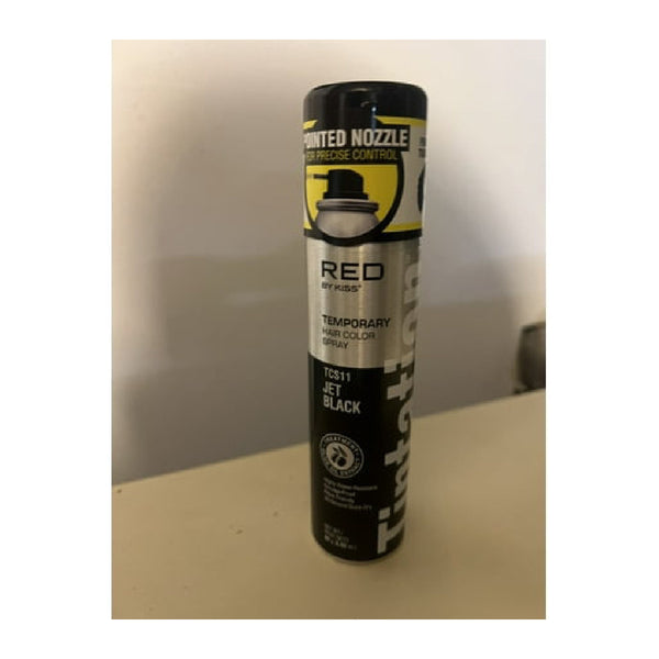 KISS #TCS11 TINTATION COLOR SPRAY JET BLACK 2.82OZ