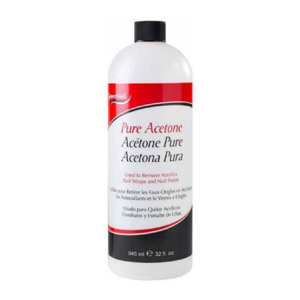 SUPER NAIL POLISH REMOVER PURE ACETONE 32 OZ
