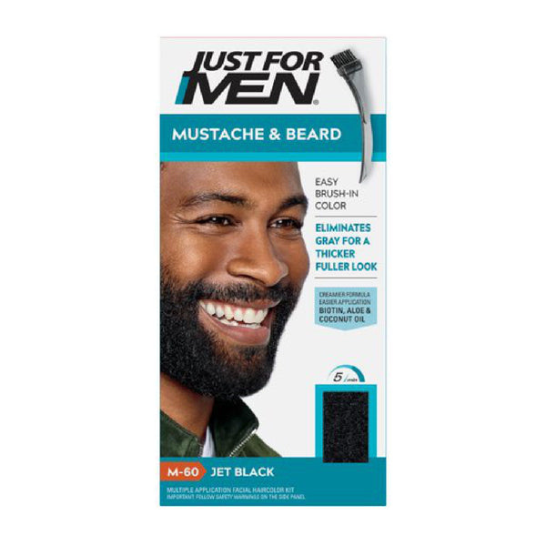 Jfmen MUSTACHE/BEARD M60 Jet Black Kit