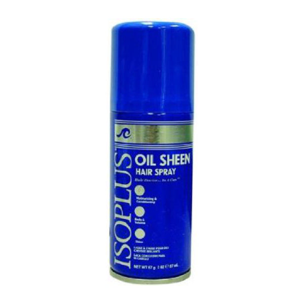 ISOPLUS OIL SHEEN PROTECTIVE HAIR SPRAY 2 OZ