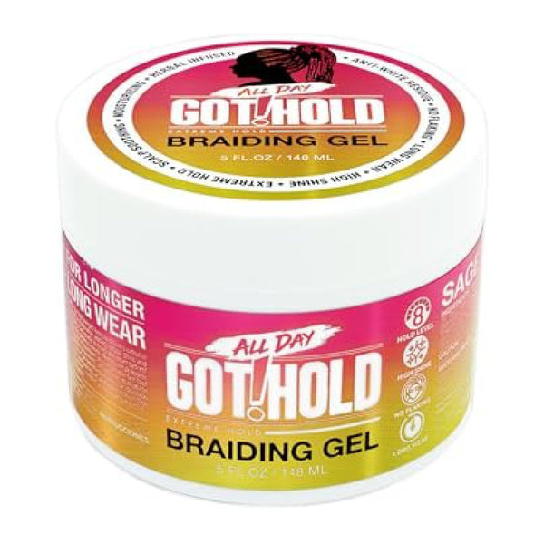 EBIN ALL DAY GOT HOLD BRAIDING GEL 5 OZ