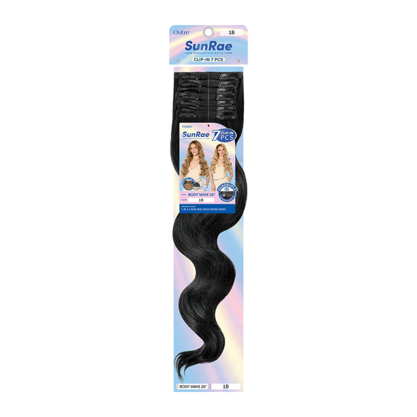 Outre Sunrae Synthetic Clip-In 7pcs Body Wave