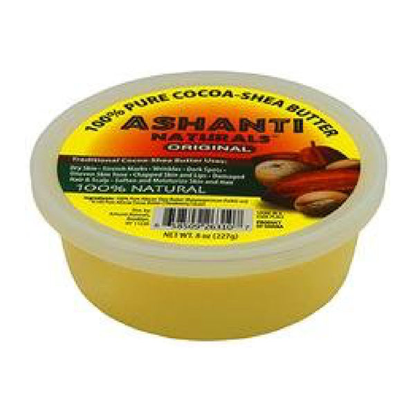 ASHANTI NATURAL YELLOW SHEA BUTTER CREAMY 8 OZ
